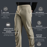 Men's 2in1 Detachable Workleisure Pant with Side Zipper Pocket