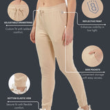 Women Organic Cotton Joggers Pant With Side Pockets and Adjustable Waist