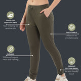 Women Organic Cotton Joggers Pant With Side Pockets and Adjustable Waist