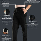 Men's 2in1 Detachable Workleisure Pant with Side Zipper Pocket