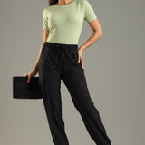 Women’s Workleisure Cargo Pants with Elasticated Cuff