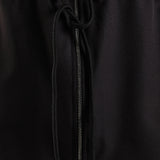 Women's Woven Jacket with High V-Neck & Zipper Opening