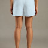 Women Shorts With Stylish Zipper Pocket At Both Sides