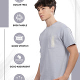 Men’s Round Neck soft cotton shrinkage resistant stretchable T Shirt