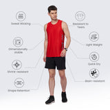 Men Breathable Muscle Tee for Running/Training/ Gym workout