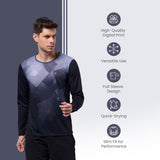 Men's Digital print outdoor Training full sleeve T-shirt