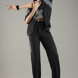 Women’s Half Sleeve V-Neck Textured Zipper Jacket