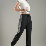 Women's High-neck Corset Top with Raglan Sleeves