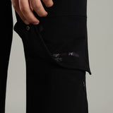 Men’s Oversized Joggers with Adjustable Waistband & Pocket with Snap Button Closure