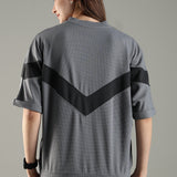 Women’s Half Sleeve V-Neck Textured Zipper Jacket