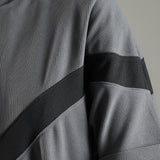 Women’s Half Sleeve V-Neck Textured Zipper Jacket