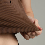 Women's High-neck Corset Top with Raglan Sleeves