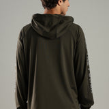 Men’s Raglan Hoodie with Zipper Pockets