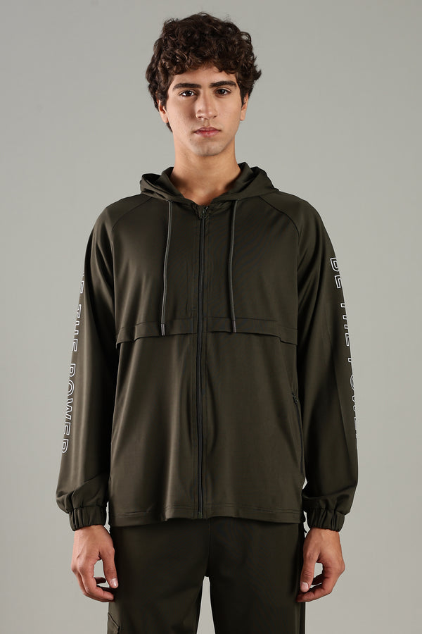 Men’s Raglan Hoodie with Zipper Pockets