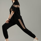 Women’s Half Sleeve V-Neck Textured Zipper Jacket