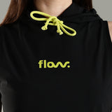 Women’s Sleeveless Hoodie with Adjustable Waist and Kangaroo Pocket