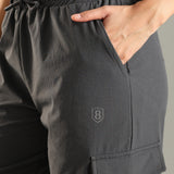 Women Stylish Multi pocket Pants with Adjustable Drawstring