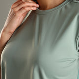 Women’s super stretchy ultra soft sweat wicking Nylon crop top