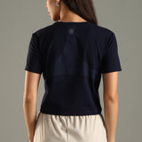 Women’s super stretchy ultra soft sweat wicking Nylon crop top