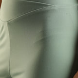 DOMIN8 Women Flared Mid-Rise Trousers
