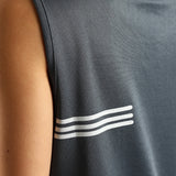 Women's Scoop Neck Tank Top with Chest Print
