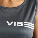 Women's Scoop Neck Tank Top with Chest Print