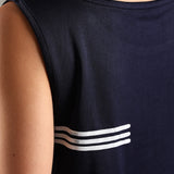 Women's Scoop Neck Tank Top with Chest Print