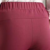 Women's Flared Workleisure Pant with Wide Bell Bottom Slit & Hollywood Waistband