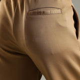 Women's Ankle Length Workleisure Pant with Front Pleat and Zipper Opening