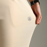 Women's Ankle Length Workleisure Pant with Front Pleat and Zipper Opening