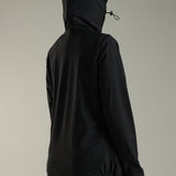 Women's Hooded All Weather Jacket with Side seam pockets in sleeve