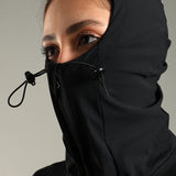 Women's Hooded All Weather Jacket with Side seam pockets in sleeve