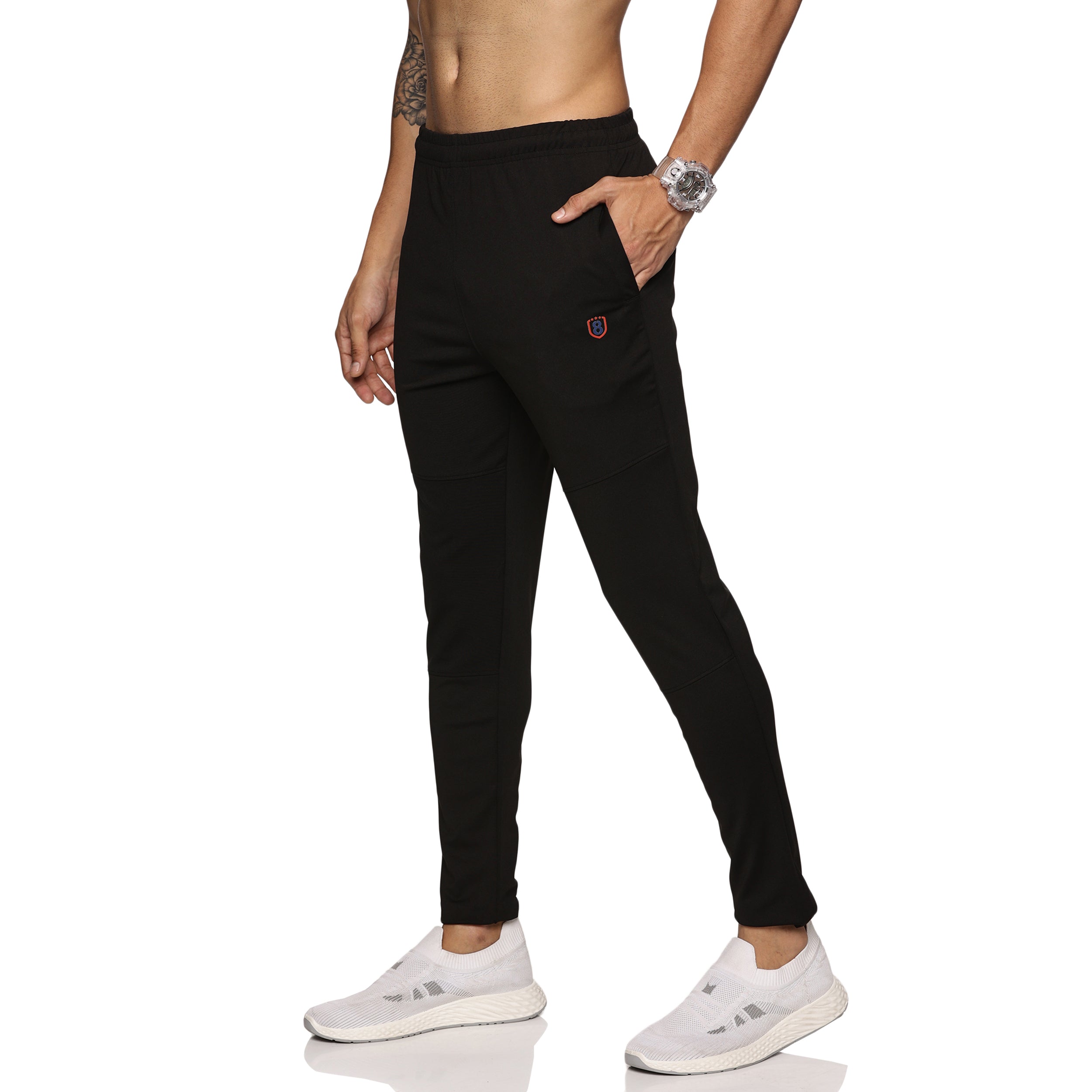 Black track pants for men – perfect for workouts and casual wear