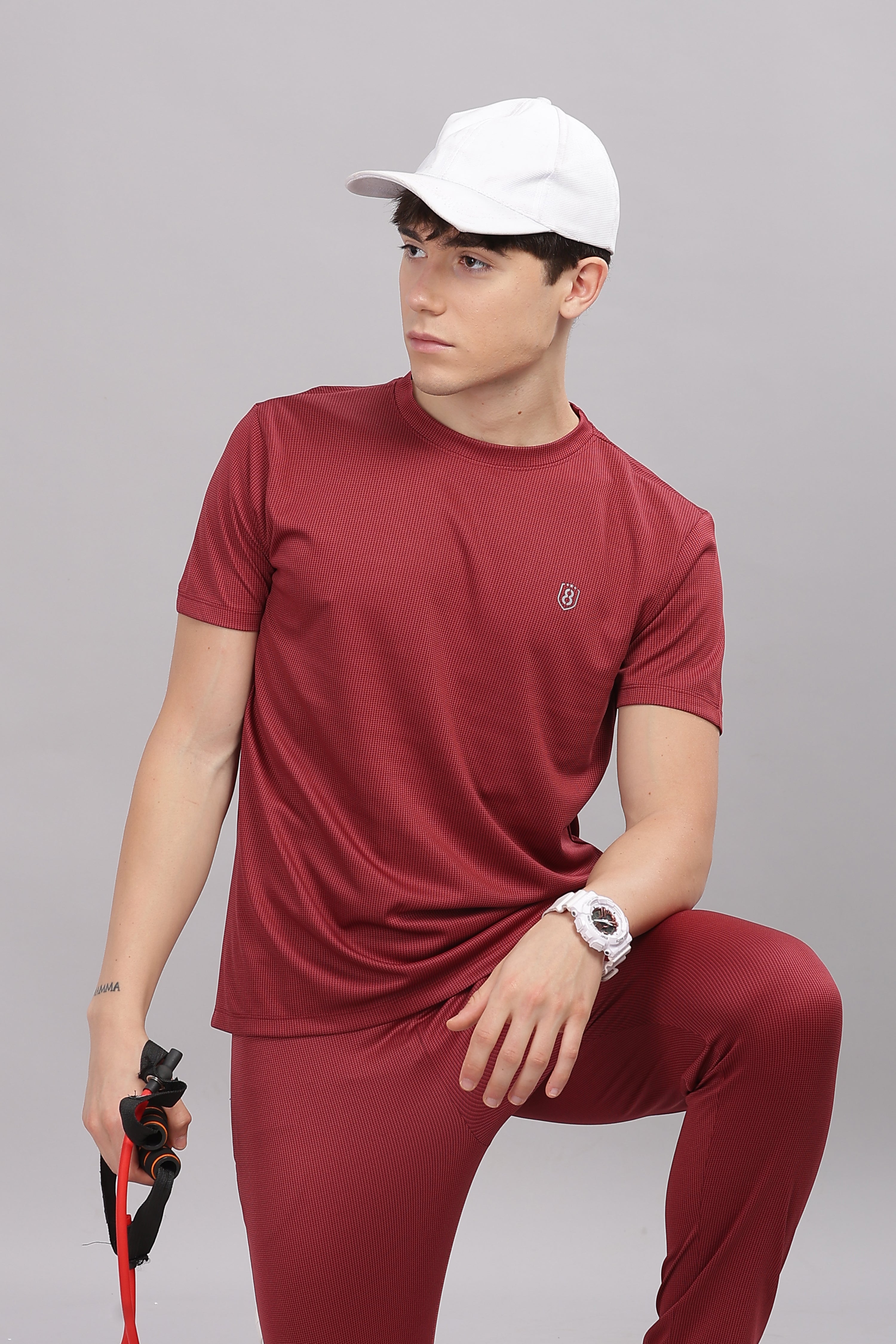 Breathable and lightweight co-ord short set for men's casual style