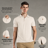 Men Stylish Polo With Button Closure