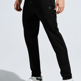 Men's High Neck Breathable Sports Tracksuit with Contrast Piping & Pockets