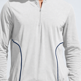 Men's High Neck Breathable Sports Tracksuit with Contrast Piping & Pockets