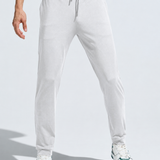 Men's High Neck Breathable Sports Tracksuit with Contrast Piping & Pockets