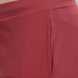 Comfortable red co-ord short set for men with breathable fabric