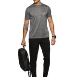 Comfortable zippered track pants for men with modern fit