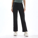 Women's Cotton Slim Flared Stretchy and slim Fit Slit Pant