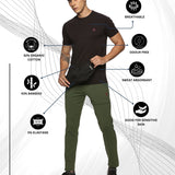 Men Round neck Bamboo Cotton T shirt
