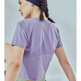 Women’s super stretchy ultra soft sweat wicking Nylon crop top