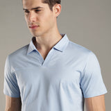 Men Stylish V Neck With Collar Polo T-Shirt