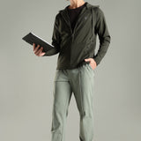 Men's All weather Hooded Jacket with inside pocket