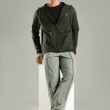 Men's All weather Hooded Jacket with inside pocket