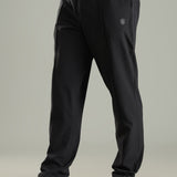 Men's Pintuck Pants with Double Button & Zipper Closure