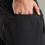 Men's Pintuck Pants with Double Button & Zipper Closure