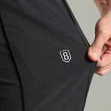 Men's Pintuck Pants with Double Button & Zipper Closure