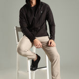 Men's All weather Hooded Jacket with inside pocket